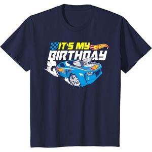 image:imageKids Hot Wheels Its My Birthday Go Fast TShirtNavy Blue
