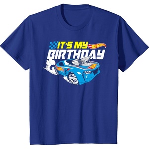 image:imageKids Hot Wheels Its My Birthday Go Fast TShirtRoyal Blue