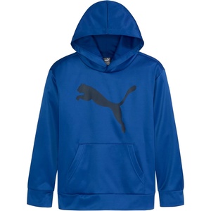 image:imagePUMA Boys Logo Pullover Hoodie Fleece Sweatshirt Large Front PocketCobalt Glaze