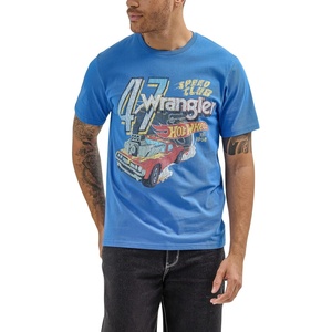 image:imageWrangler Mens X Hot Wheels Speed Club Race TeeBlue