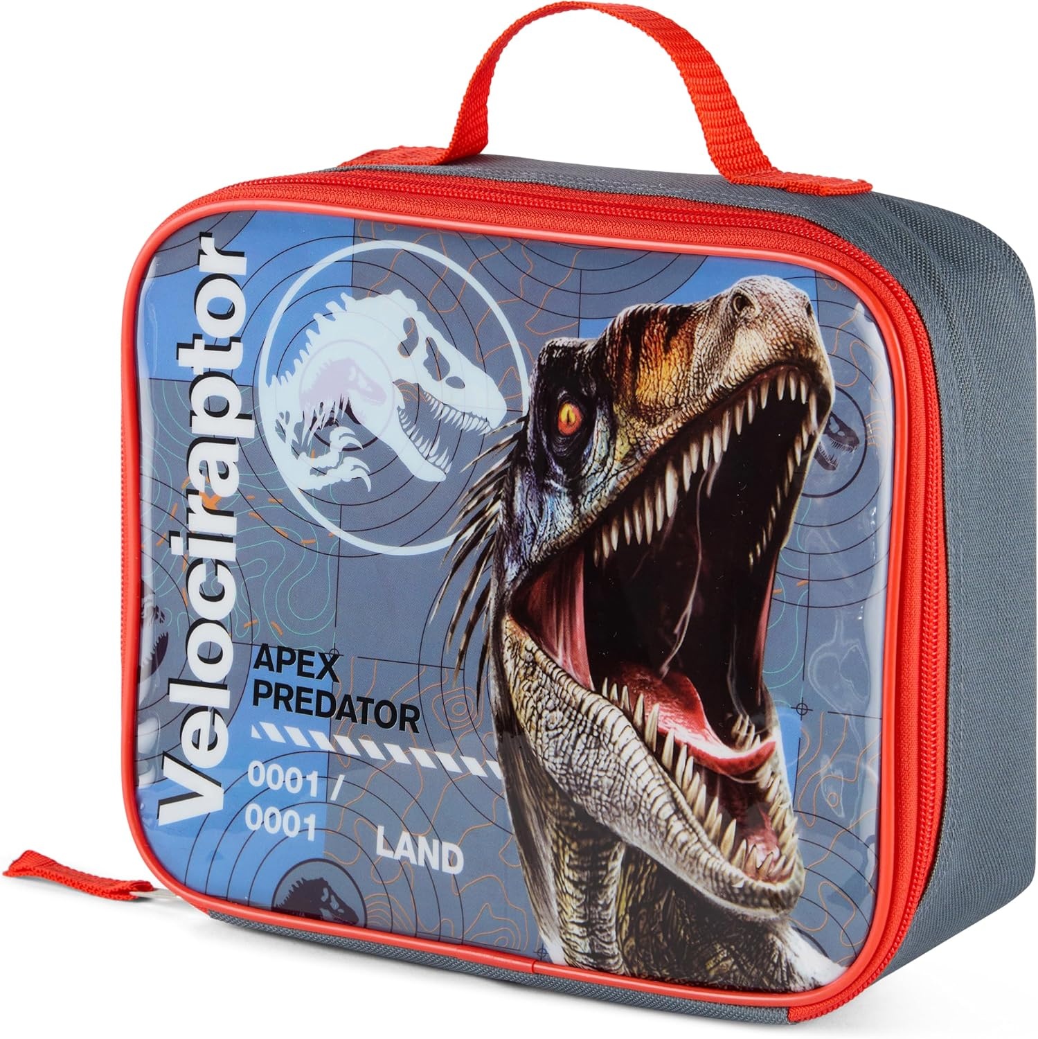 image:imageHot Wheels Speed Club Insulated Lunch Box Full Zip Around Lunch Tote Bag for Hot and Cold Food Racing Design MulticoloredJurasic World
