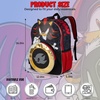 image:imageAI ACCESSORY INNOVATIONS Hot Wheels Blue Sneddon 25 Twinduction Race Car Shaped 14 Mini Backpack Kids School Bag BlueShadow Rings