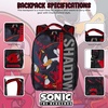 image:imageAI ACCESSORY INNOVATIONS Hot Wheels Blue Sneddon 25 Twinduction Race Car Shaped 14 Mini Backpack Kids School Bag BlueShadow the Hedgehog
