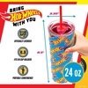 image:imageDragon Glassware x Hot Wheels Tumbler with Straw 24 oz  Race TeamHot Wheels  Race Team