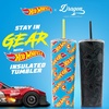 image:imageDragon Glassware x Hot Wheels Tumbler with Straw 24 oz  Race TeamHot Wheels  Race Team
