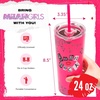image:imageDragon Glassware x Hot Wheels Tumbler with Straw 24 oz  Race TeamMean Girls  Burn Book