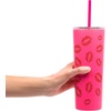 image:imageDragon Glassware x Hot Wheels Tumbler with Straw 24 oz  Race TeamMean Girls  Burn Book