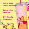 image:imageDragon Glassware x Hot Wheels Tumbler with Straw 24 oz  Race TeamSpongeBob  Pink