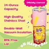 image:imageDragon Glassware x Hot Wheels Tumbler with Straw 24 oz  Race TeamSpongeBob  Pink