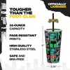 image:imageDragon Glassware x Hot Wheels Tumbler with Straw 24 oz  Race TeamTMNT