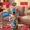 image:imageDragon Glassware x Hot Wheels Tumbler with Straw 24 oz  Race TeamUNO