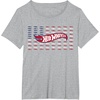 image:imageHot Wheels  4th of July American Flag TShirtHeather Grey
