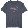 image:imageHot Wheels  Americana Made in the USA 4th of July TShirtHeather Blue