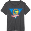image:imageHot Wheels  Flame Triangle TShirtDark Heather Grey