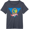 image:imageHot Wheels  Flame Triangle TShirtHeather Blue
