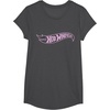 image:imageHot Wheels  Pink and Grey Flag TShirtDark Heather Grey