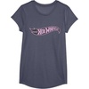 image:imageHot Wheels  Pink and Grey Flag TShirtHeather Blue