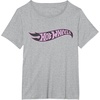 image:imageHot Wheels  Pink and Grey Flag TShirtHeather Grey