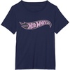 image:imageHot Wheels  Pink and Grey Flag TShirtNavy Blue