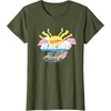 image:imageHot Wheels  Racing into the Sunset TShirtOlive Green