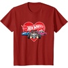 image:imageHot Wheels  Red Heart TShirtCranberry Red