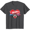 image:imageHot Wheels  Red Heart TShirtDark Heather Grey