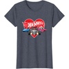 image:imageHot Wheels  Red Heart TShirtHeather Blue