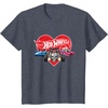 image:imageHot Wheels  Red Heart TShirtHeather Blue
