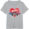 image:imageHot Wheels  Red Heart TShirtHeather Grey