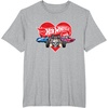 image:imageHot Wheels  Red Heart TShirtHeather Grey