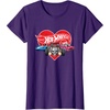 image:imageHot Wheels  Red Heart TShirtPurple