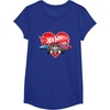 image:imageHot Wheels  Red Heart TShirtRoyal Blue