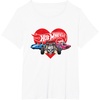 image:imageHot Wheels  Red Heart TShirtWhite
