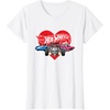 image:imageHot Wheels  Red Heart TShirtWhite