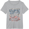 image:imageHot Wheels  Red White and Blue TShirtHeather Grey