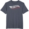 image:imageHot Wheels  Stacked Logo TShirtHeather Blue