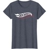 image:imageHot Wheels  Stacked Logo TShirtHeather Blue