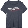 image:imageHot Wheels  Stacked Logo TShirtHeather Blue