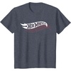 image:imageHot Wheels  Stacked Logo TShirtHeather Blue