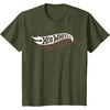 image:imageHot Wheels  Stacked Logo TShirtOlive Green