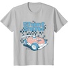 image:imageHot Wheels  Stunt Show Donut Racer TShirtSilver Grey