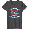 image:imageHot Wheels  Unisex Kids Valentine TShirt Black SmallDark Heather Grey