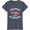image:imageHot Wheels  Unisex Kids Valentine TShirt Black SmallHeather Blue