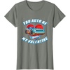 image:imageHot Wheels  Unisex Kids Valentine TShirt Black SmallOlive Heather