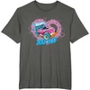 image:imageHot Wheels  XOXO Pink Heart TShirtAsphalt Grey