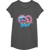 image:imageHot Wheels  XOXO Pink Heart TShirtAsphalt Grey