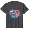 image:imageHot Wheels  XOXO Pink Heart TShirtDark Heather Grey