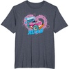 image:imageHot Wheels  XOXO Pink Heart TShirtHeather Blue
