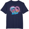 image:imageHot Wheels  XOXO Pink Heart TShirtNavy Blue