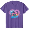 image:imageHot Wheels  XOXO Pink Heart TShirtPurple Heather